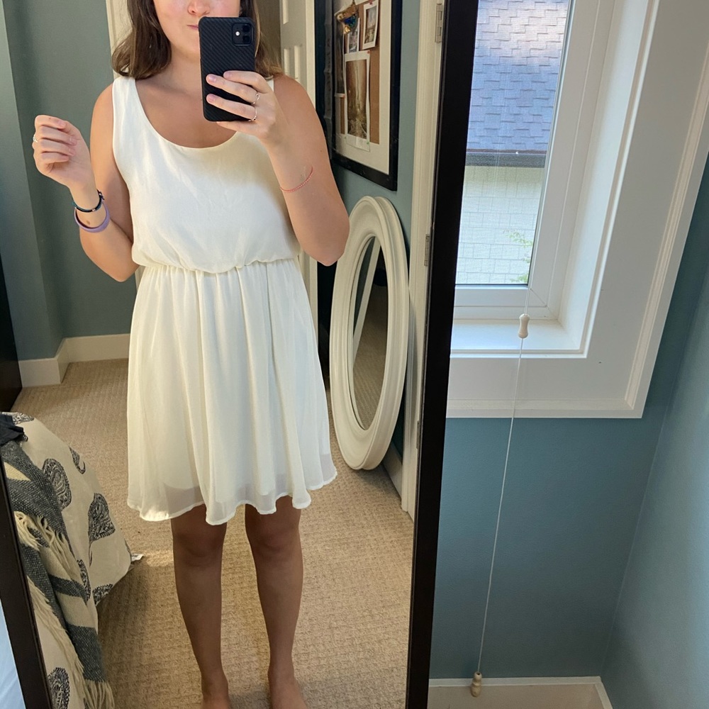 Lush White Dress
